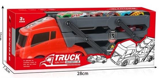 Camion Mosquito Con Lanzador - Truck  Ejection -  Incluye 3 Autos