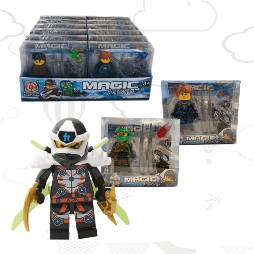Magic Ninja Figura De 8Cm + Accesorios