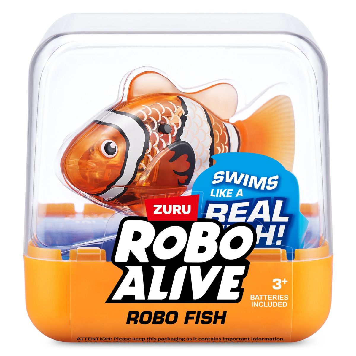Pez Robotico Con Movimiento - Zuru Robo Alive - Robo Fish