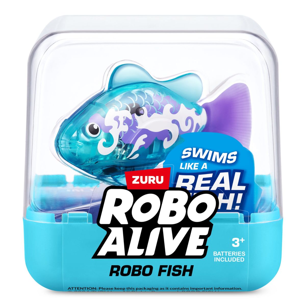 Pez Robotico Con Movimiento - Zuru Robo Alive - Robo Fish