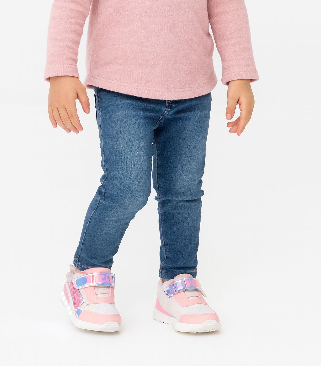 Zapatilla Deportiva Ultra Liviana Velcro con Luz