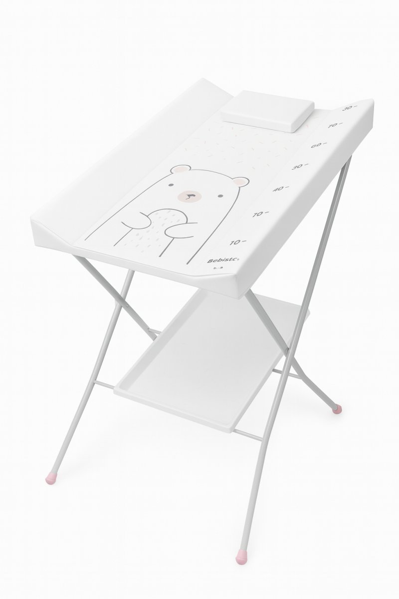 Catre De Baño "Sofi" Plus, Cambiador Anatomico, Bacha Rígida - Patas Rectas