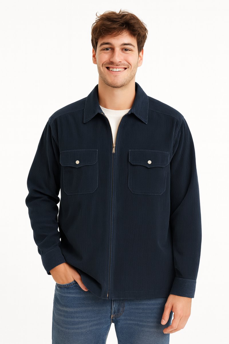 Camisaco De Corderoy Con Cierre