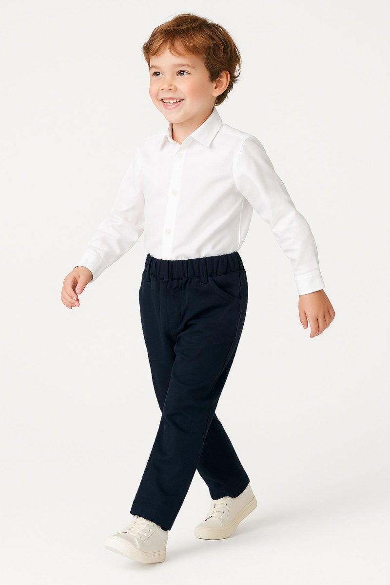 Pantalon de Vestir Con Cintura Regulable