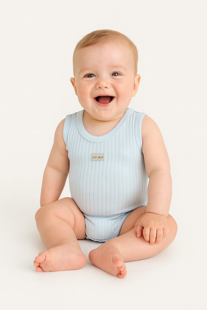 Body Pañalero Algodon Desagujado Sin Manga