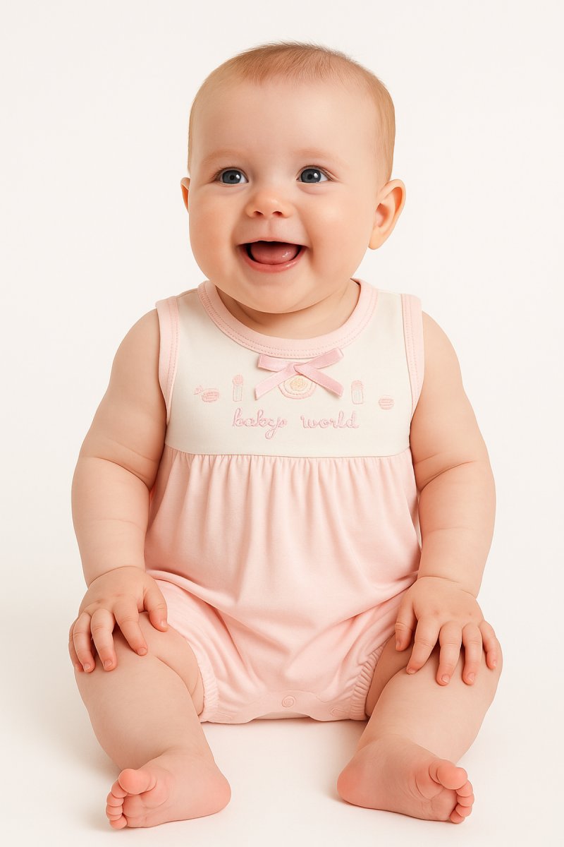 Enterito De Algodon Pañalero Sin Manga