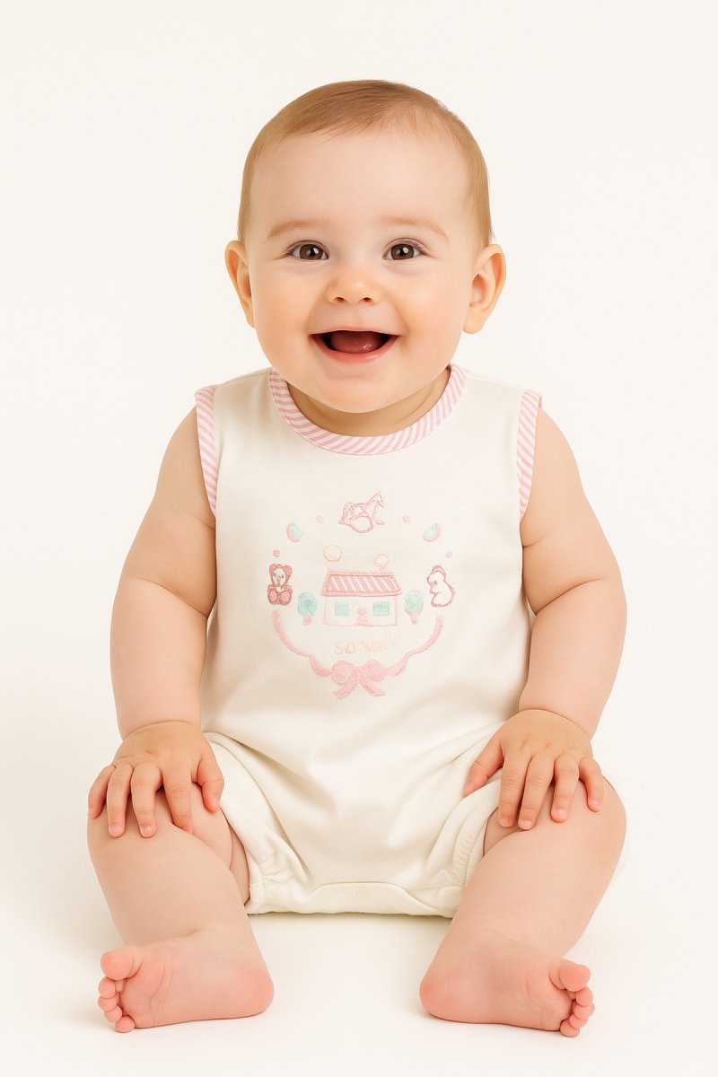 Enterito De Algodon Pañalero Sin Manga