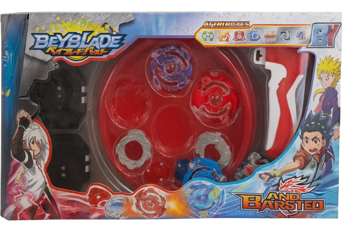 Set De Batalla BeyBlade Con Pista - Trompo