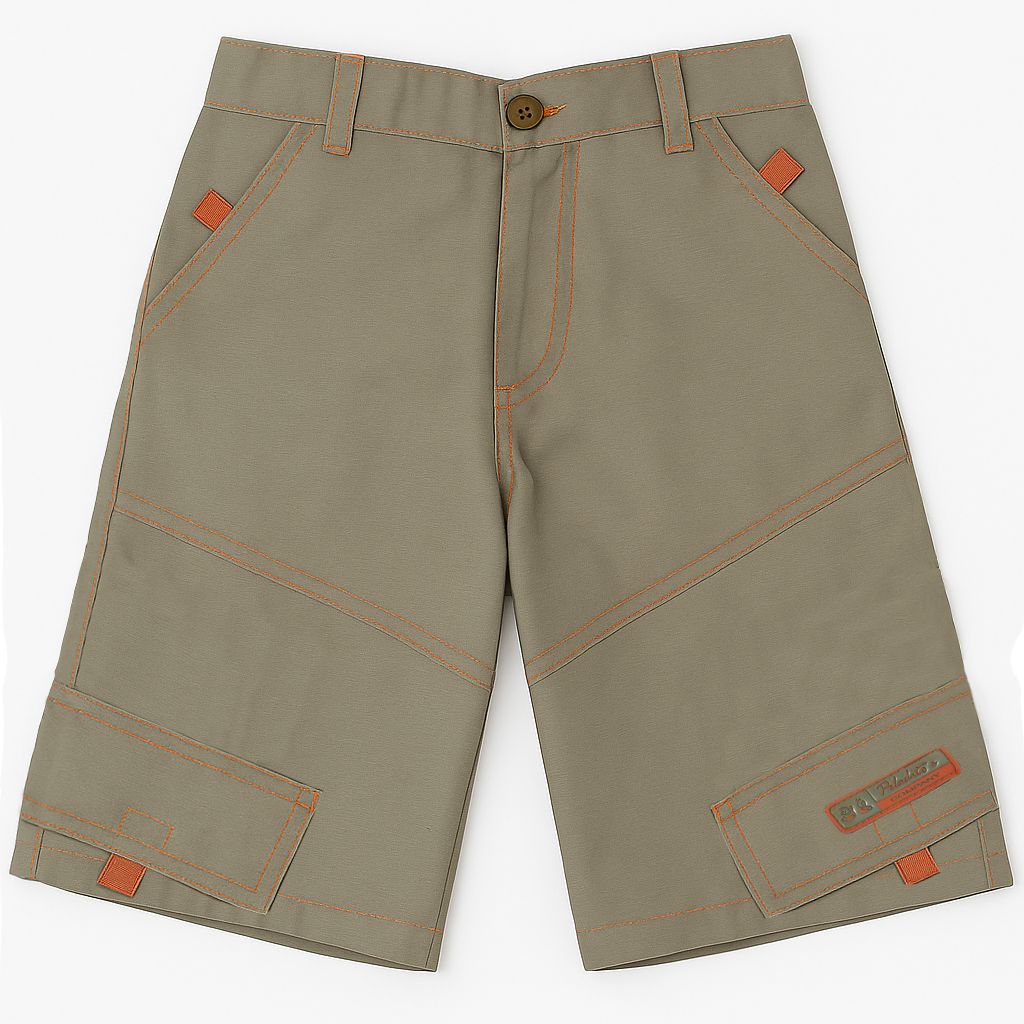 Bermuda Gabardina Tipo Cargo