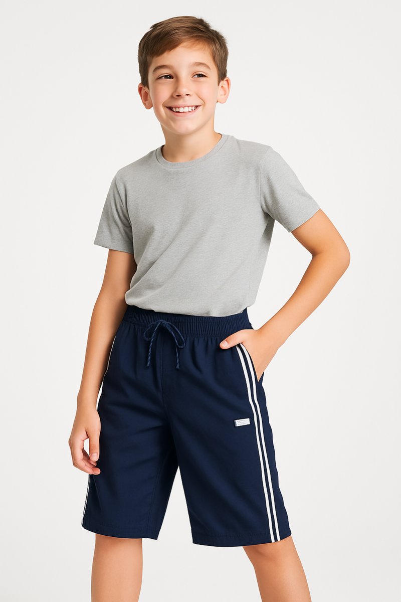 Bermuda Gabardina Con Cintura Elastizada