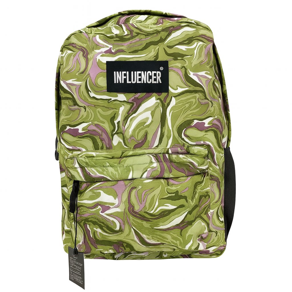 Mochila Espalda Colegial Influencer Estampada 16 Pulgadas