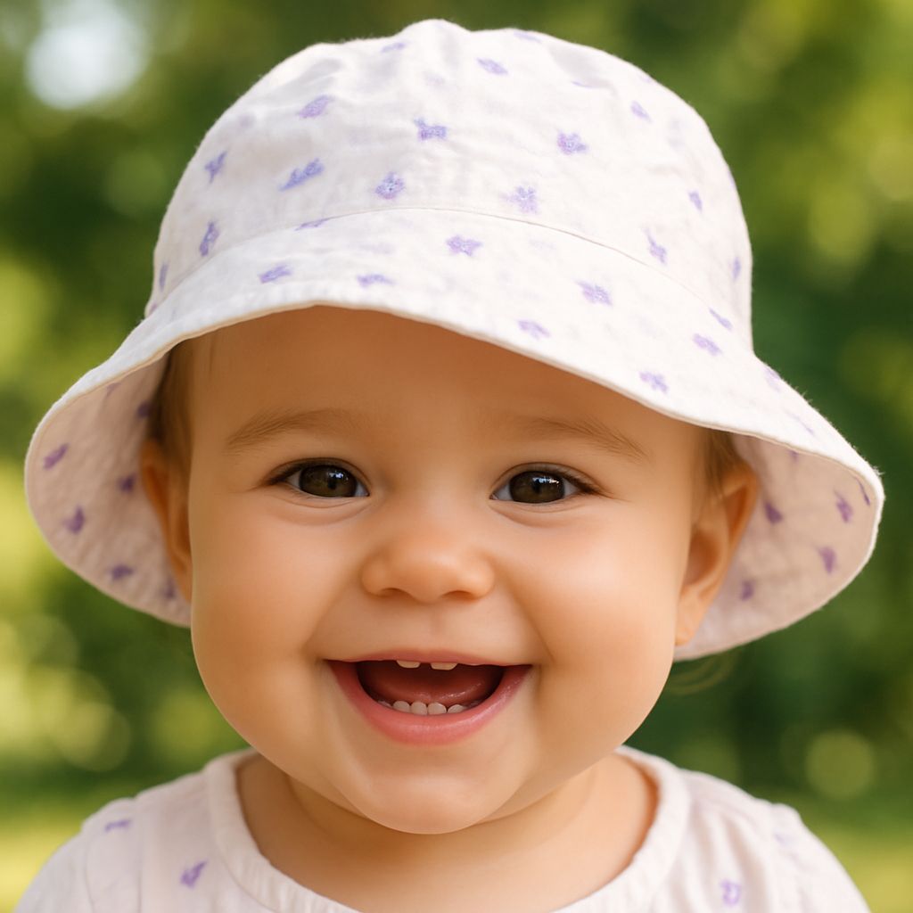 Gorro Piluso Tela Estampado De Flores Ajustable