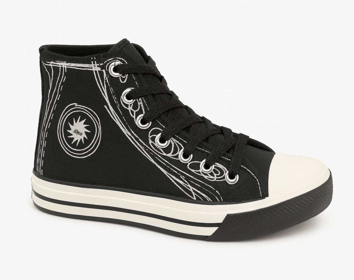 Bota de Tela Cordon Estampada