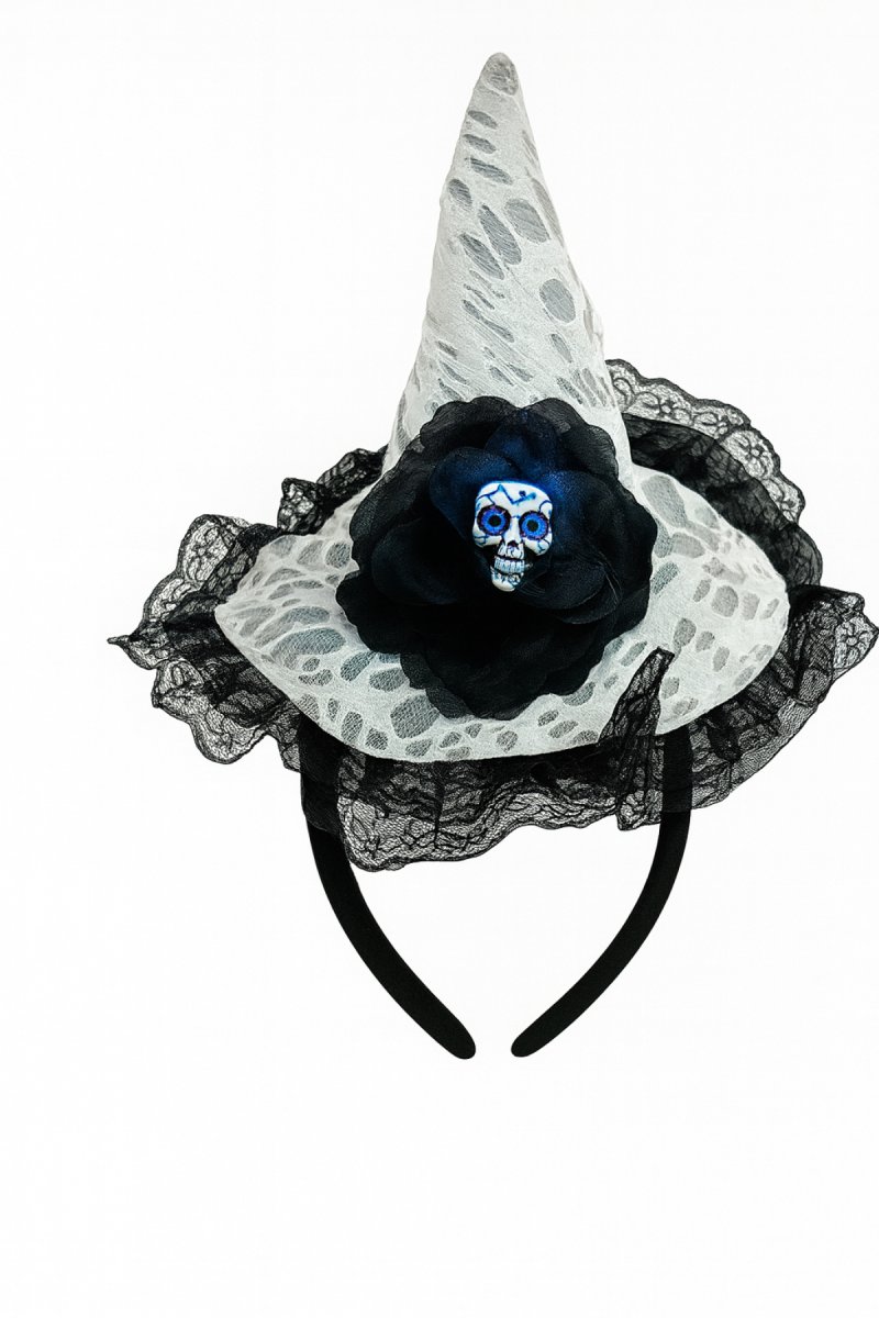 Vincha Sombrero De Bruja Con Luz - Accesorio Disfraz
