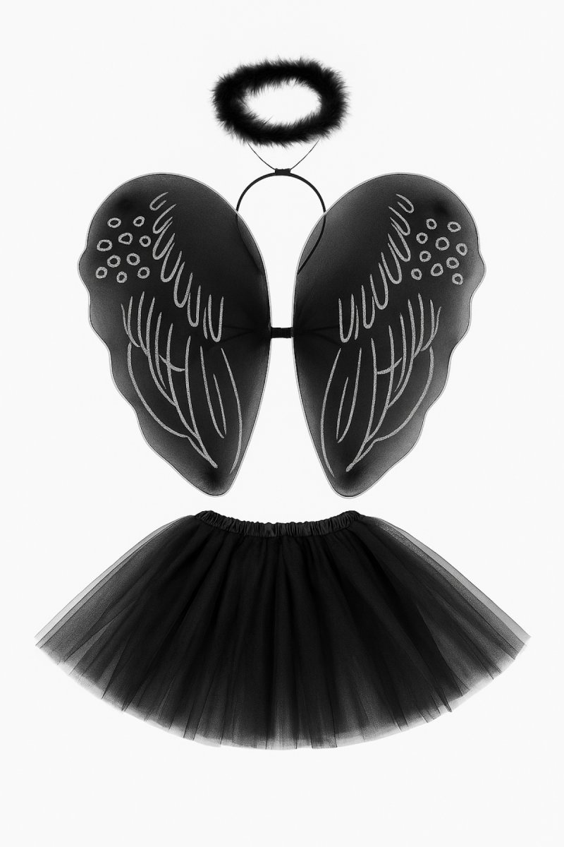Conjunto Set De Angel - Alas + Tutu + Vincha