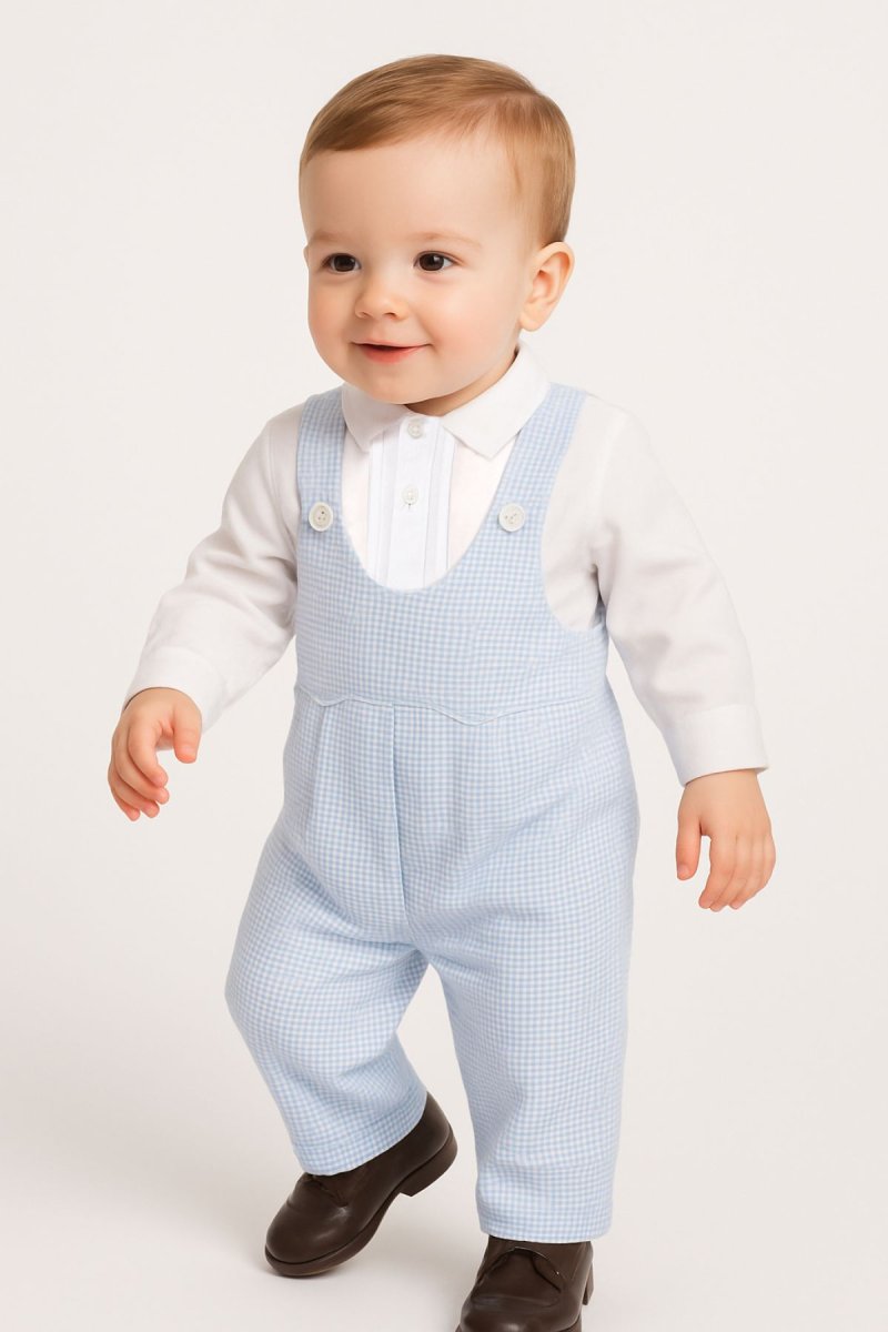 Conjunto Jardinero Corderoy y camisa de Viyela