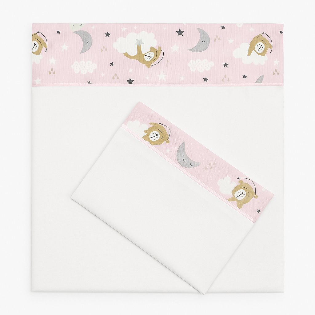 Sabana Moise-Catre Batista Pique Estampada 3 Piezas