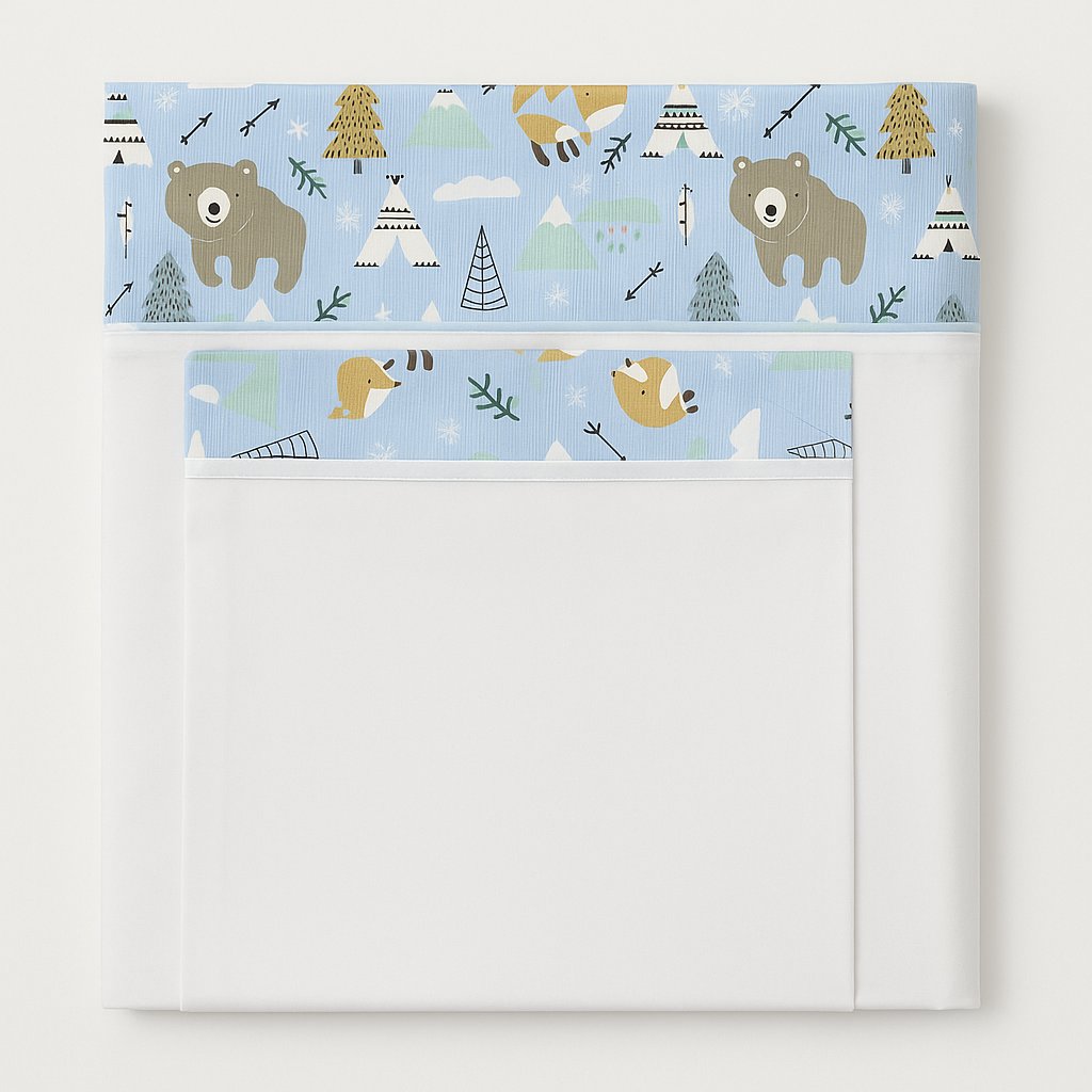 Sabana Practicuna Batista Pique Estampada 3 Piezas