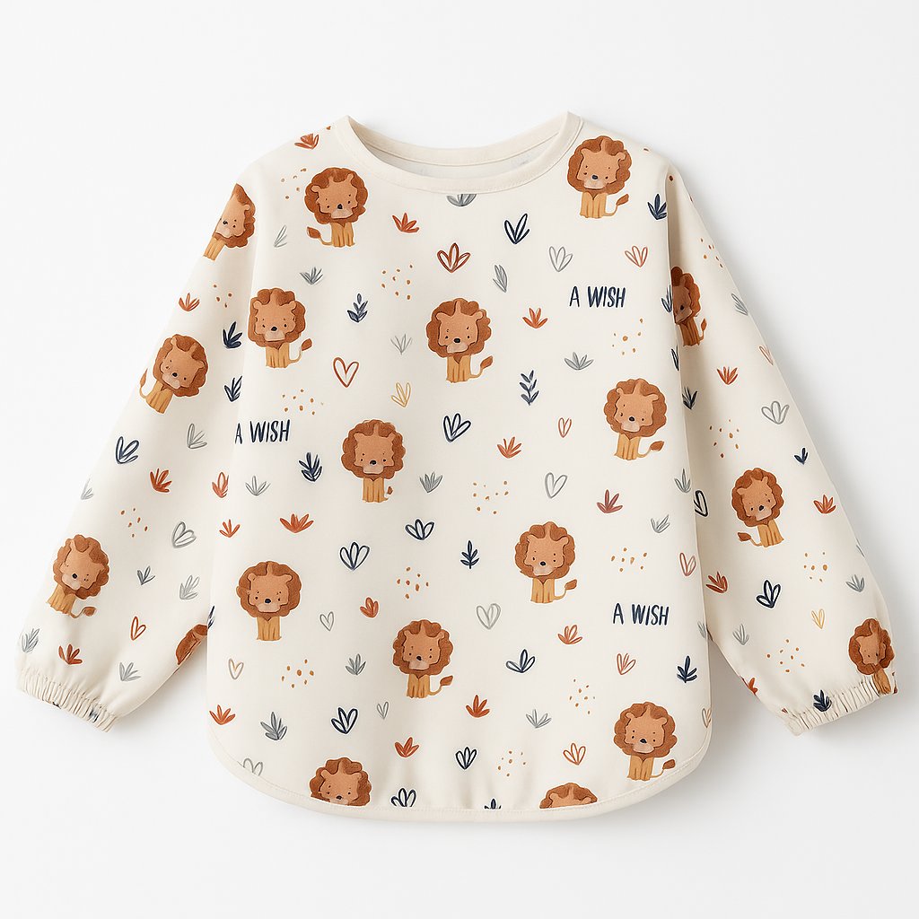 Pintorcito - Babero Manga Larga Estampado