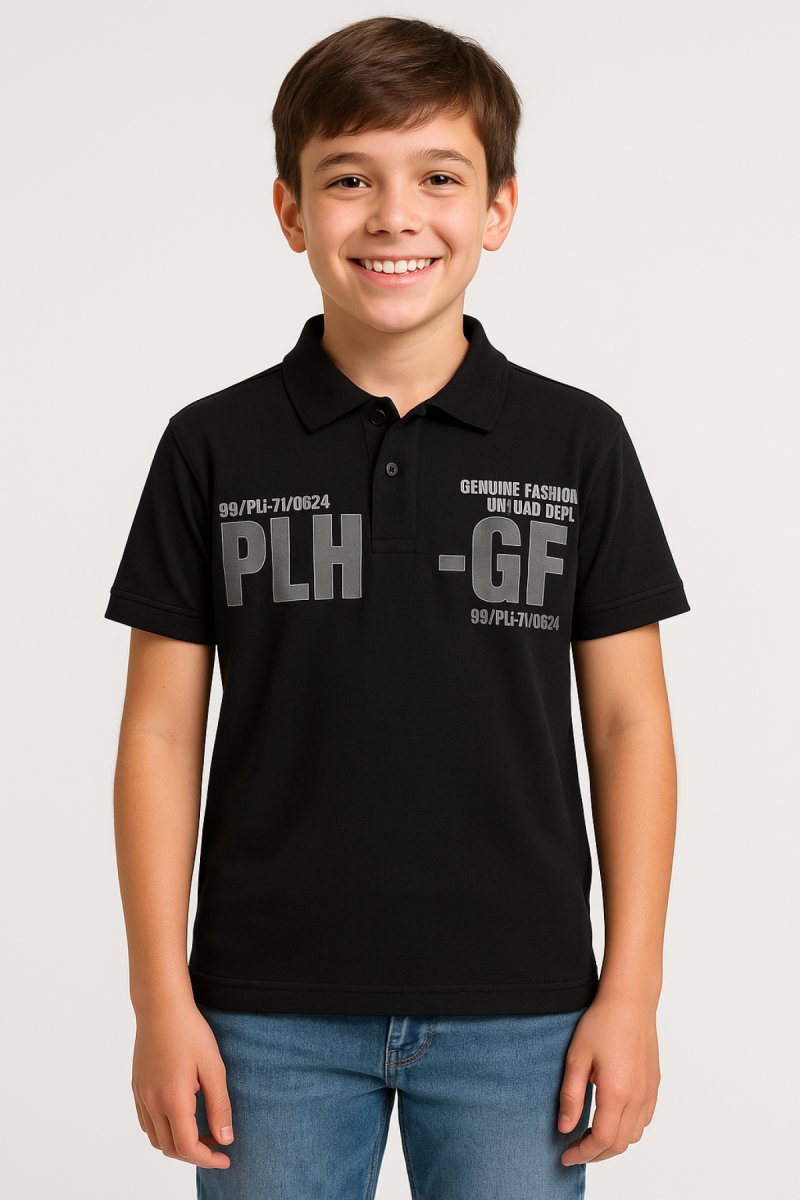 Chomba Varon Estampada Manga Corta