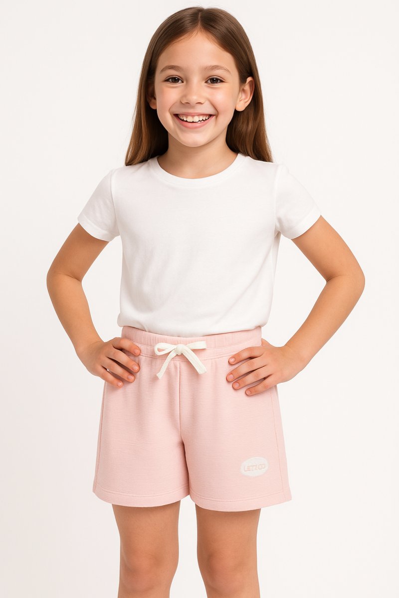 Short Algodon Texturado Cintura Regulable