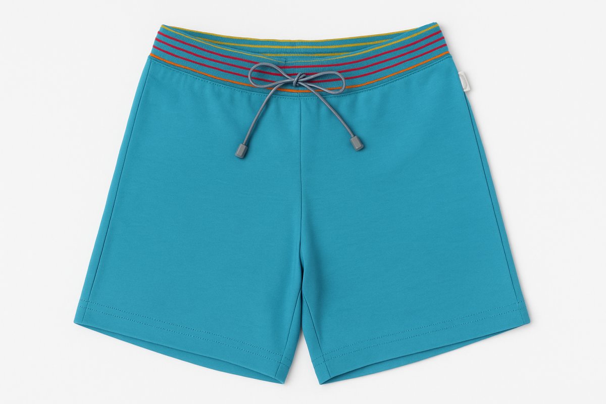 Short Algodon Rustico Con Cintura Regulable