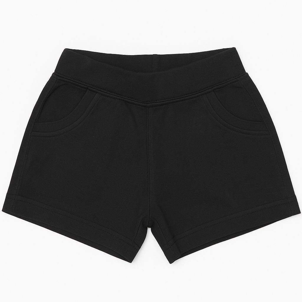 Short  Algodon Rustico Con Cintura Elastizda