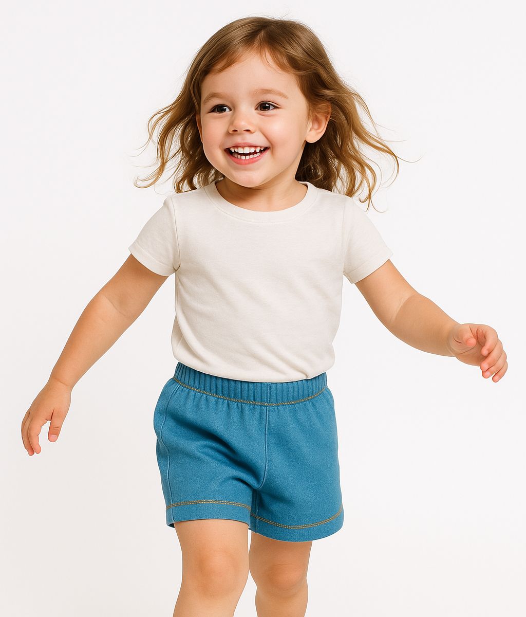 Short Towel Con Cintura Elastizada