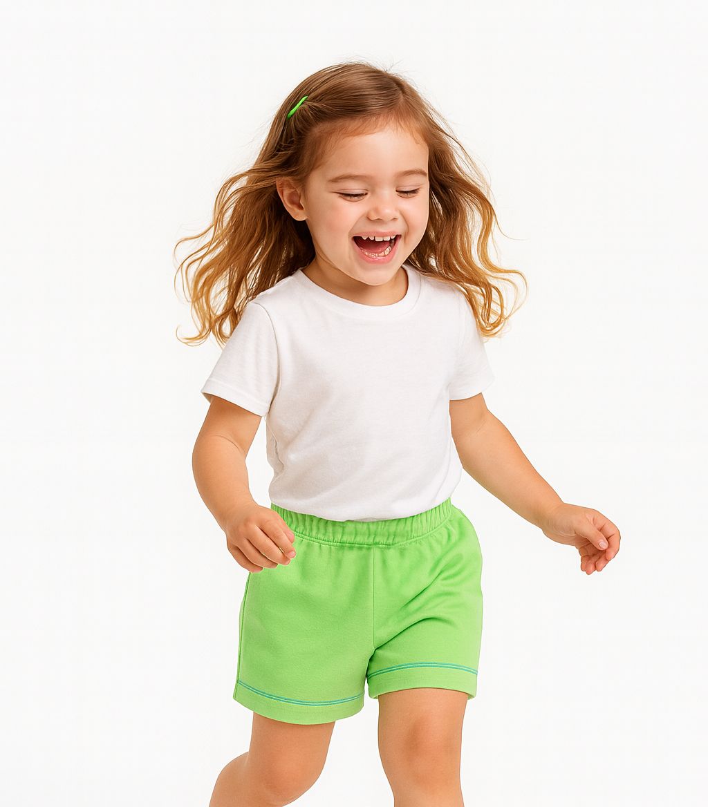 Short Towel Con Cintura Elastizada