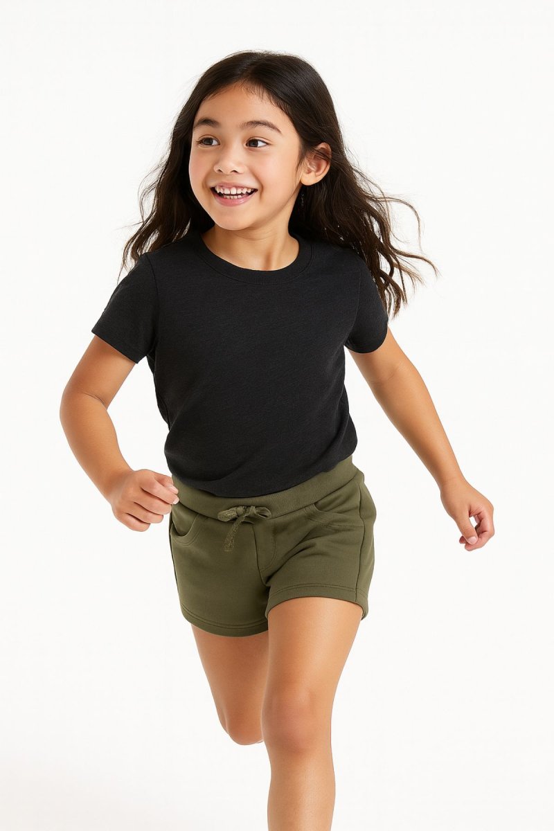 Short Algodon Rustico Con Cintura Regulable