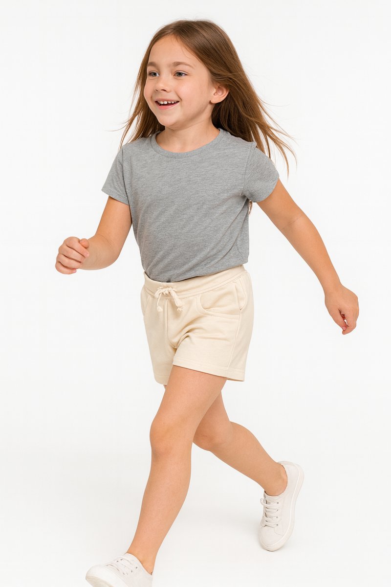 Short Algodon Rustico Con Cintura Regulable