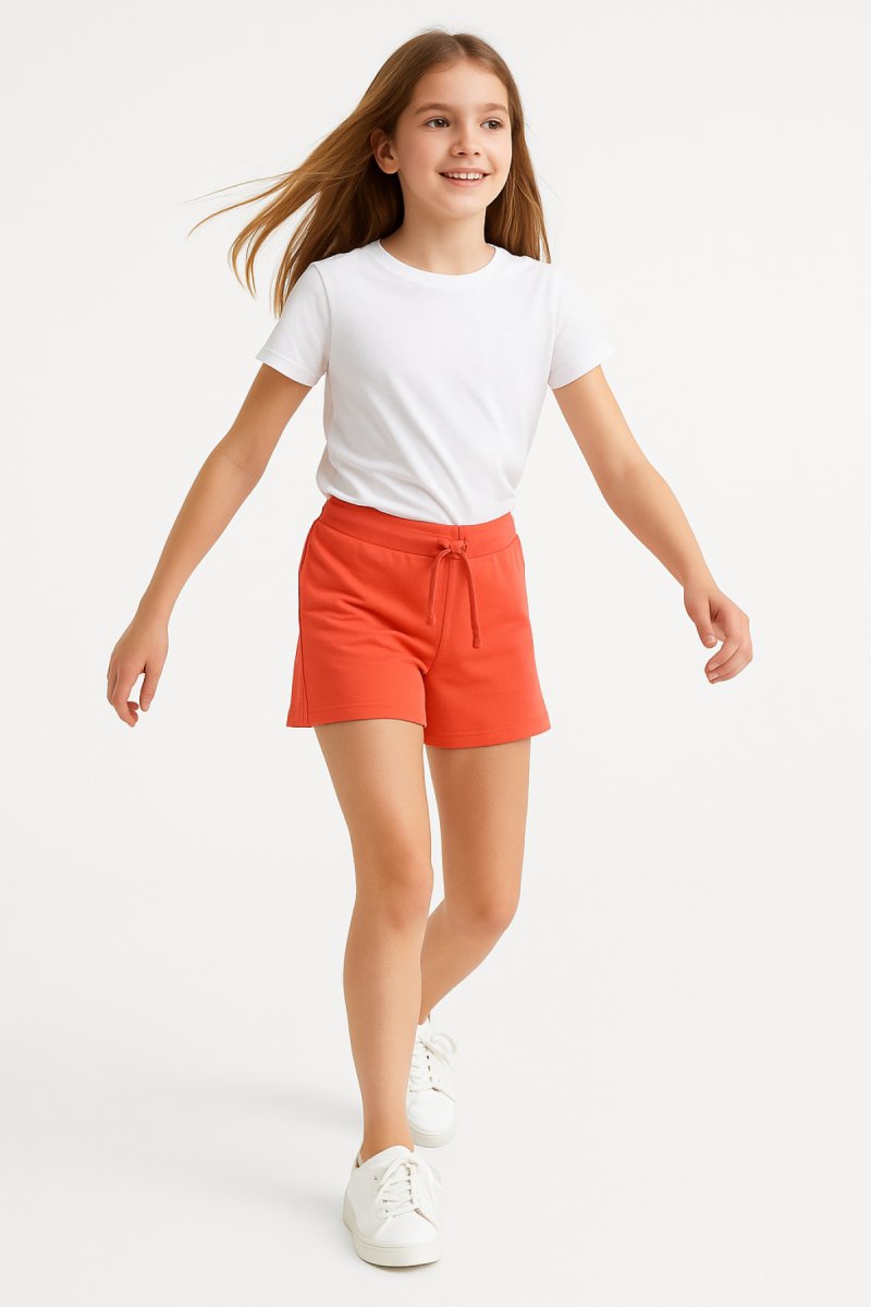 Short Algodon Rustico Con Cintura Regulable