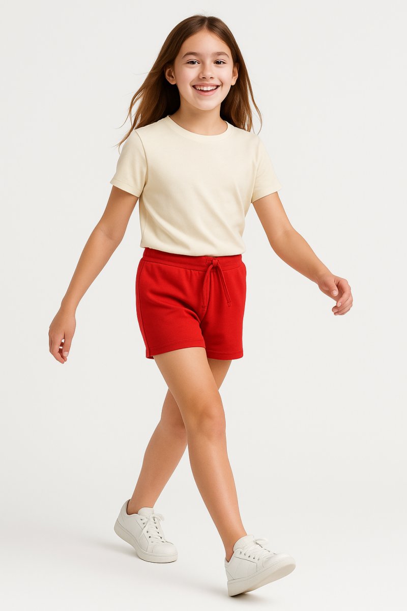 Short Algodon Rustico Con Cintura Regulable