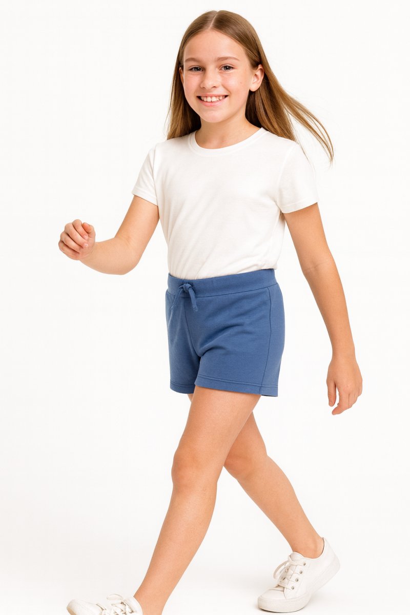 Short Algodon Rustico Con Cintura Regulable