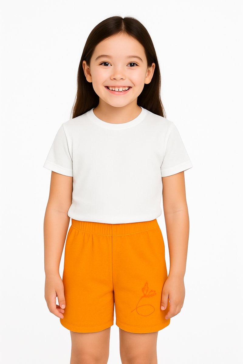 Short Algodon Pique Con Cintura Elastizada