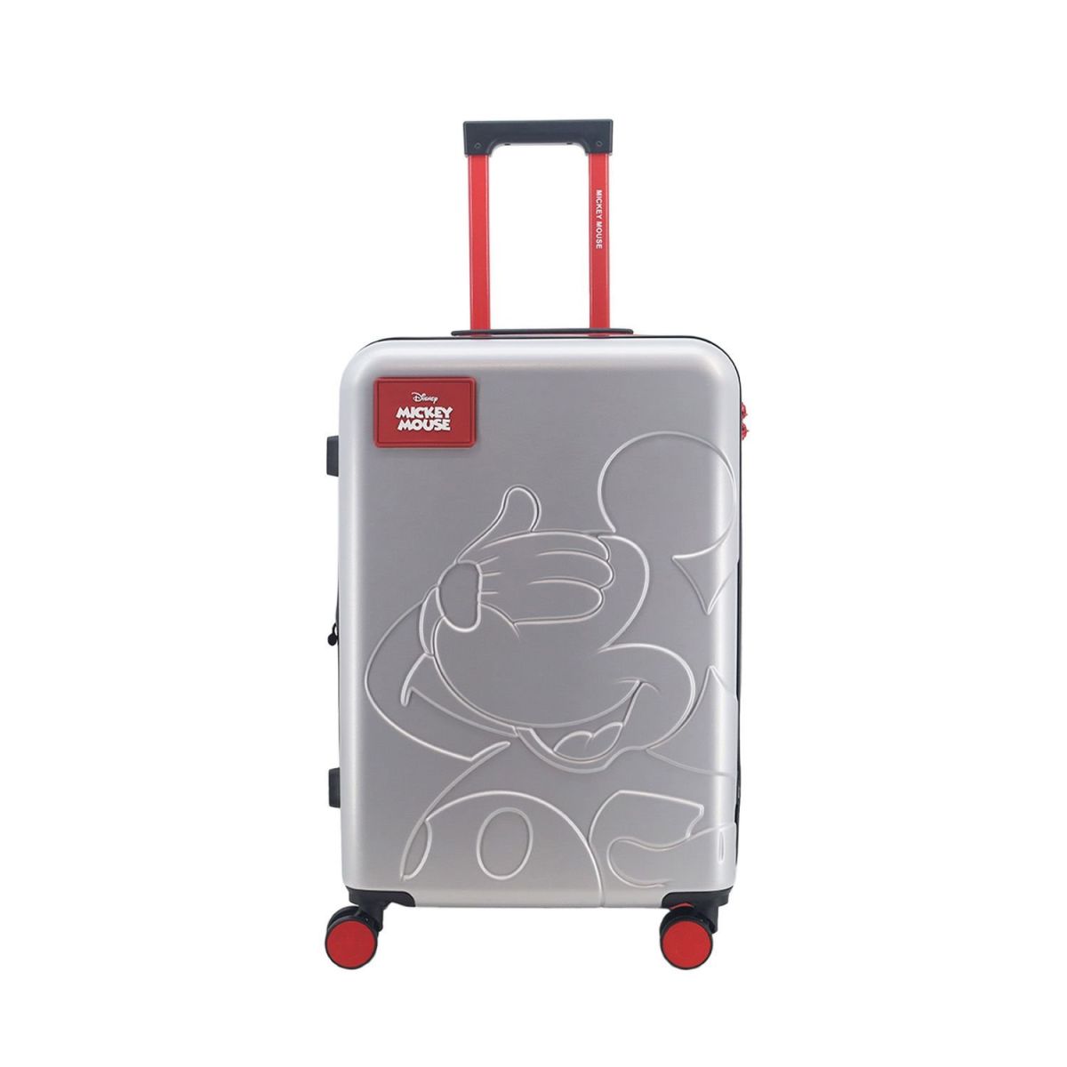 Valija Mediana Mickey Mouse Bajo Relieve - 24 Pulgadas - 100% ABS