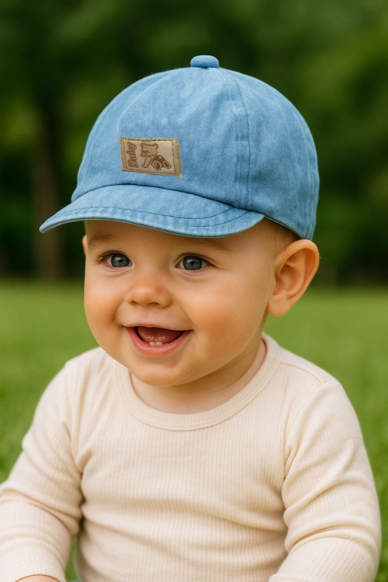 Gorro Cap de Jean Con Forro y Elastico