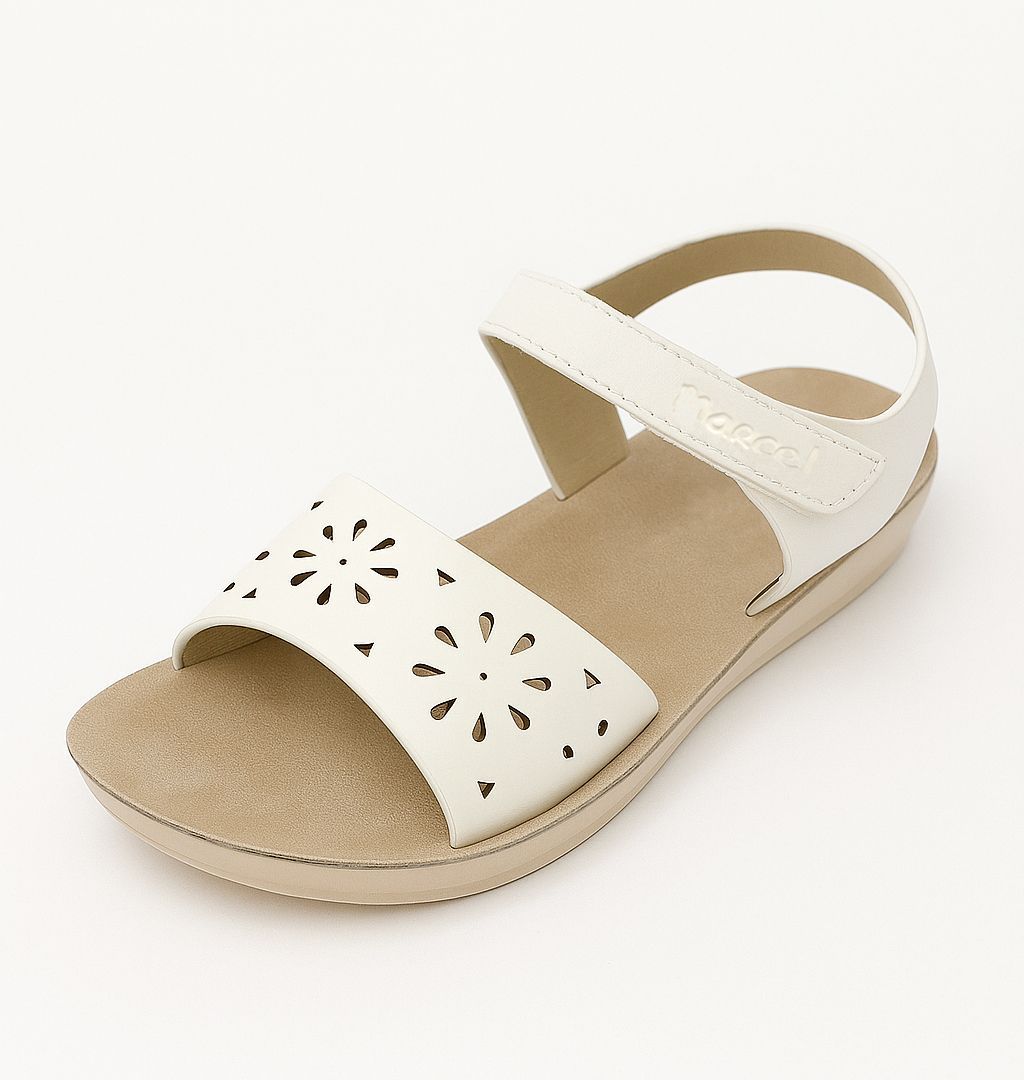 Sandalia Calada Con Velcro Nena