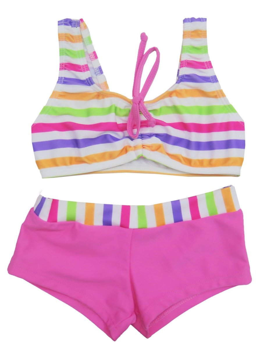 Malla 2 Piezas Estampado Rayas