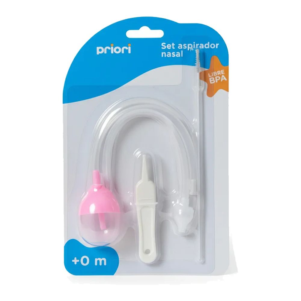 Set Aspirador Nasal Para Bebes Con Pinza
