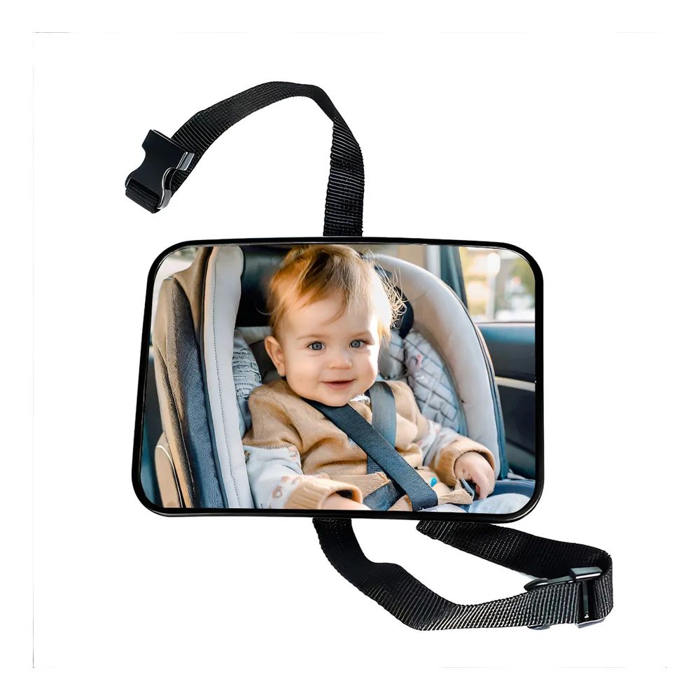 Espejo Retrovisor Rectangular Para Auto Asiento Trasero