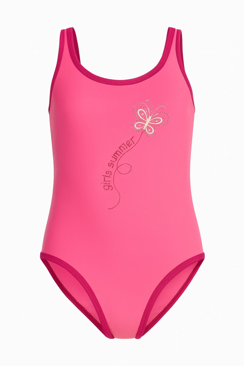 Malla Entera Mariposa Bordada