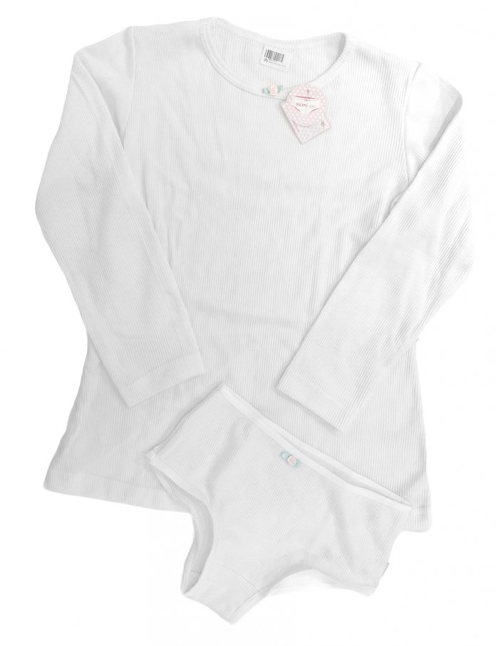 Conjunto Remera Manga Larga y Bombacha