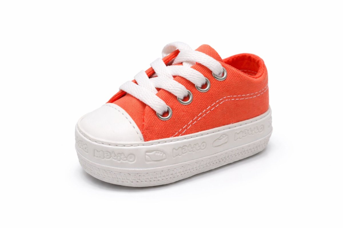 Zapatilla Lona Con Base Cordones Lisa