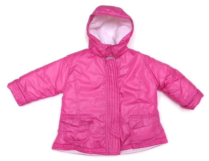 Campera con Capucha de Microfibra y Wata