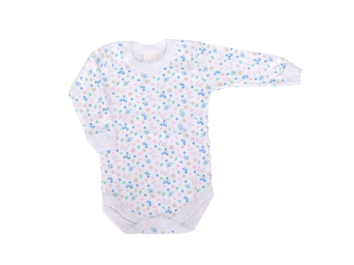 Body  Manga Larga Estampado Floreado