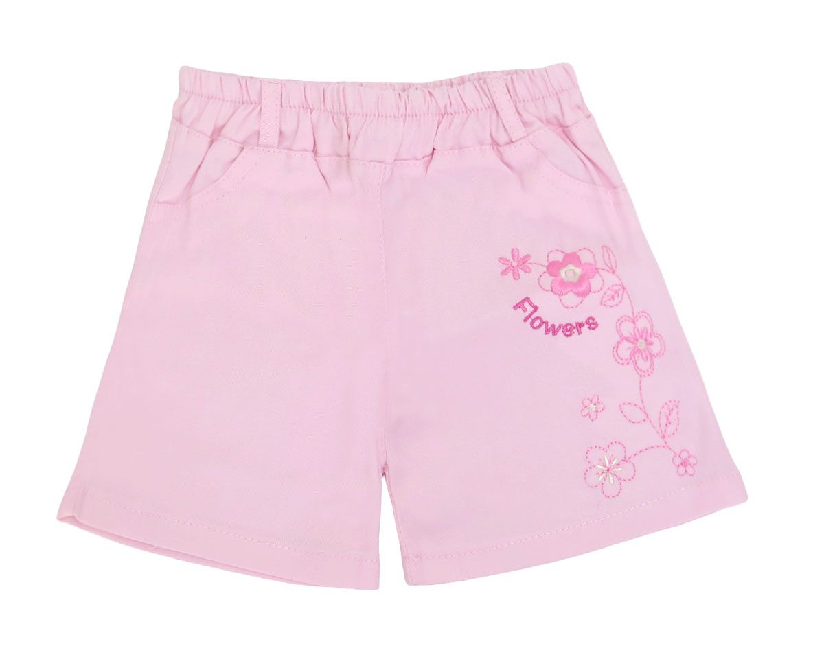 Short Gabarnina Bordado Florado Flowers