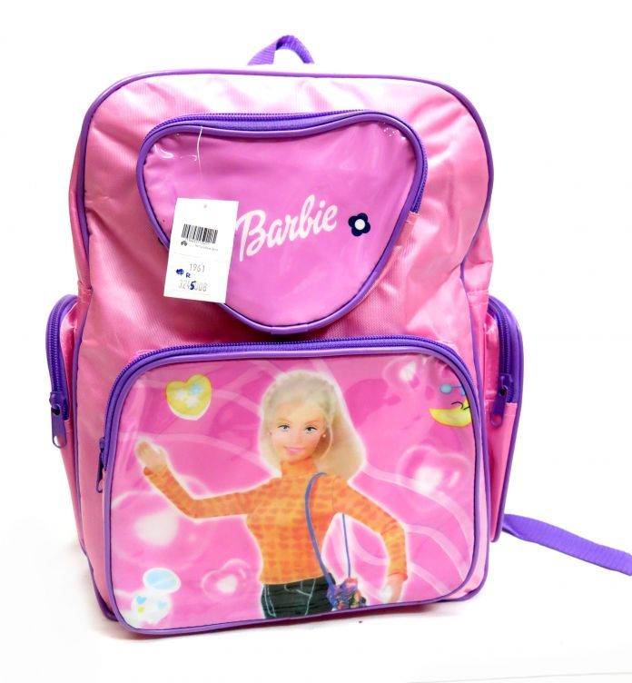 Mochila Espalda Barbie bolsillo corazon Frontal
