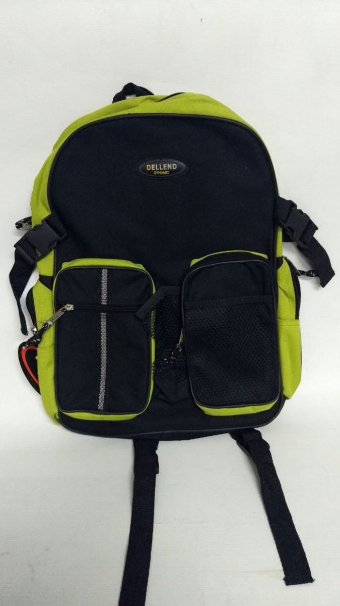 Mochila Dellend Dynamic espalda Mediana bolsillos de red y 2 bolsillos simples