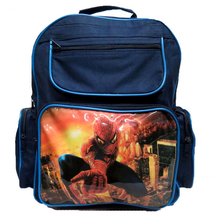 Mochila bordes azulinos Spiderman